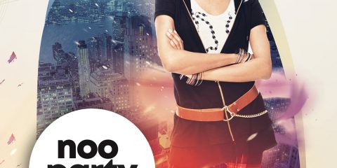 DJ Party Free PSD Flyer Template