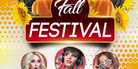 Fall Festival – Free Flyer PSD Template