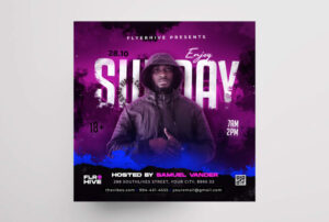 Free DJ Party ClubNight Flyer Template (PSD)